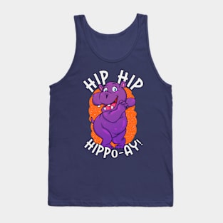 Purple Hippo Tank Top